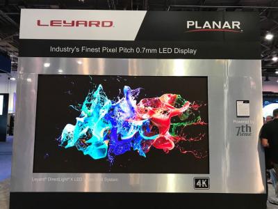 Компания Leyard - мировой лидер в производстве светодиодных экранов с маленьким шагом пикселя