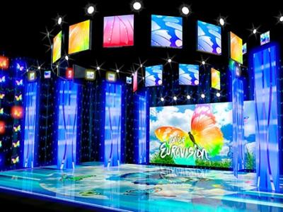 Светодиодный экран для Евровидения