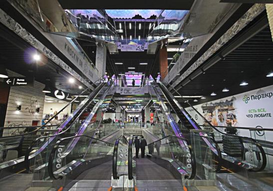 Светодиодный потолок в торговом центре "Нора" изображение 8