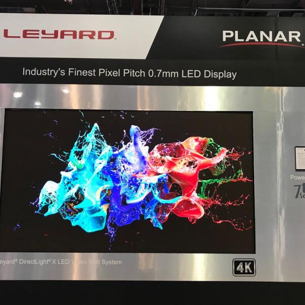 Компания Leyard - мировой лидер в производстве светодиодных экранов с маленьким шагом пикселя