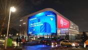 Rack Media Façade Moscow Metro